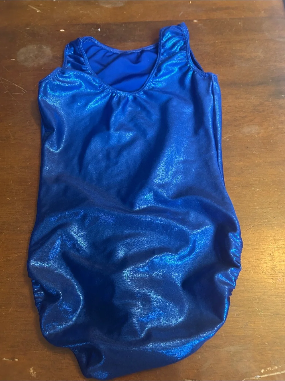 Girls' Shimmer Ozone Gymnastics leotard AXS - Royal Blue